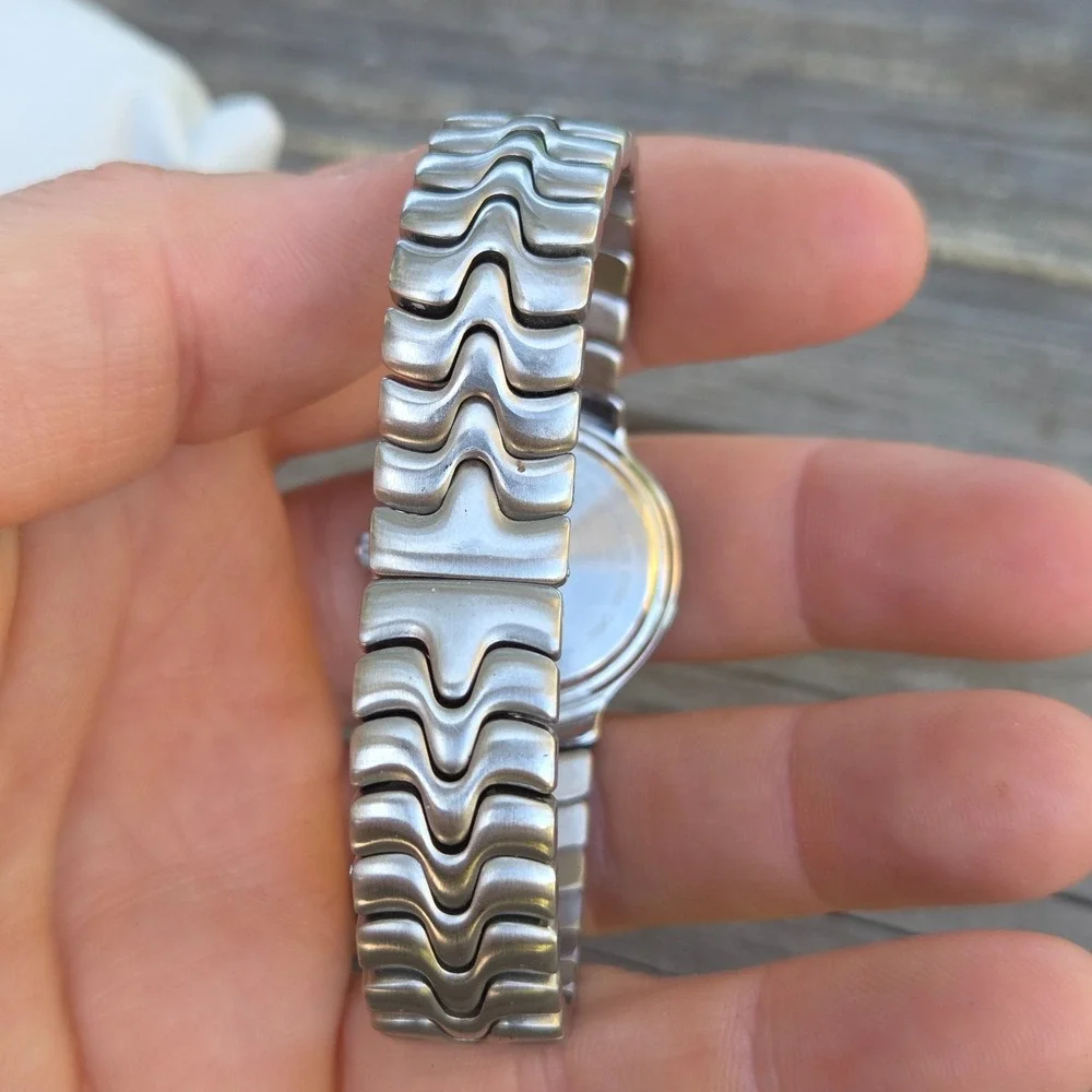 Womens Bulova Silver Wrist Watch Water Resistant Made in Japan T7 Quartz